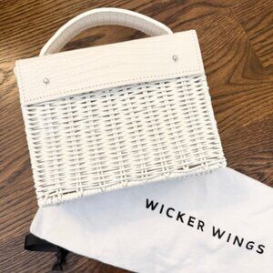 Wicker Wings White Kuai Bag